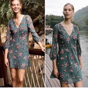 Madewell green dress. Size 4.